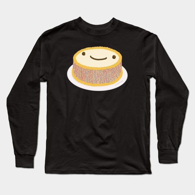 Sprinkle Happy Cake Long Sleeve T-Shirt by crankycranium